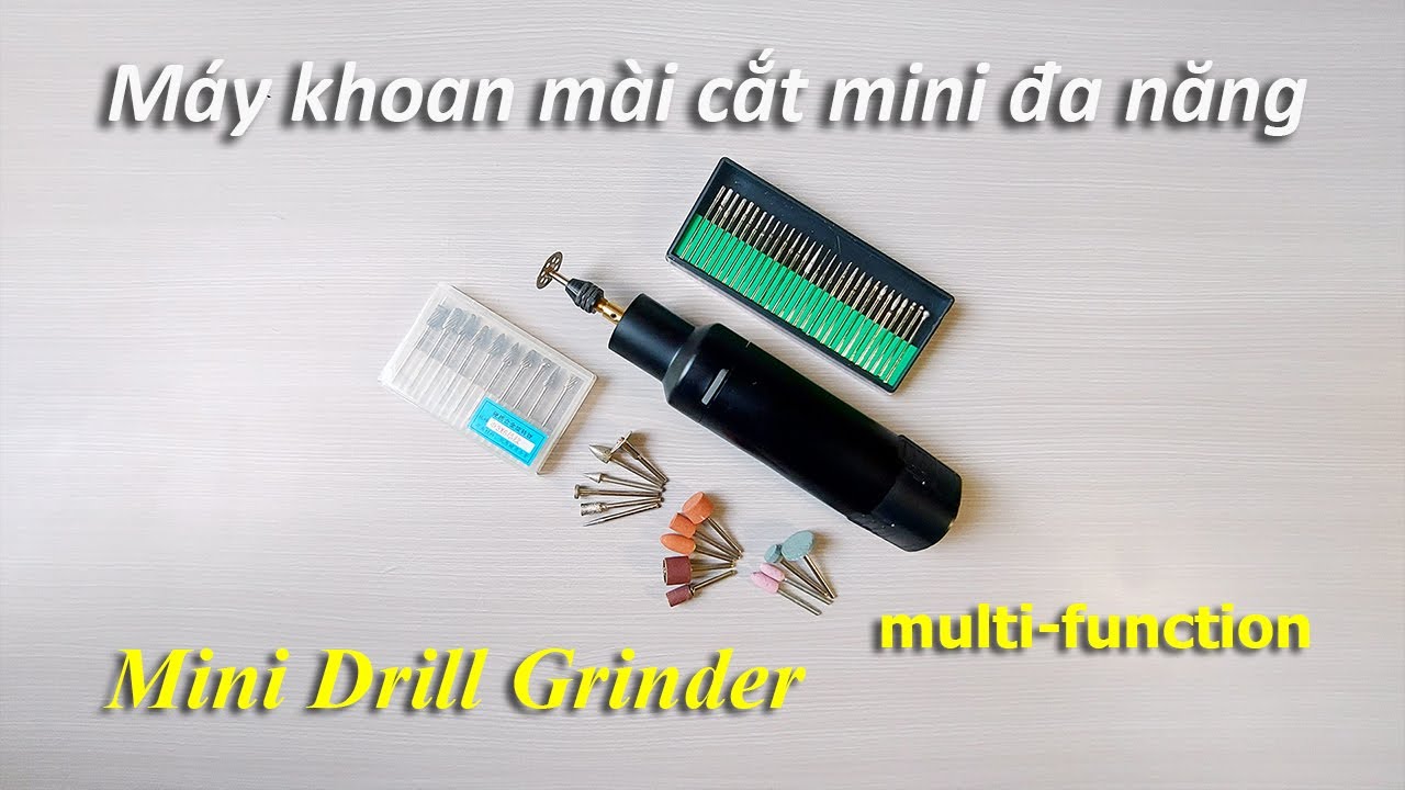 Tự làm máy khoan mài cắt cầm tay đa năng - Handmade Multi-purpose grinder, cutting and drill