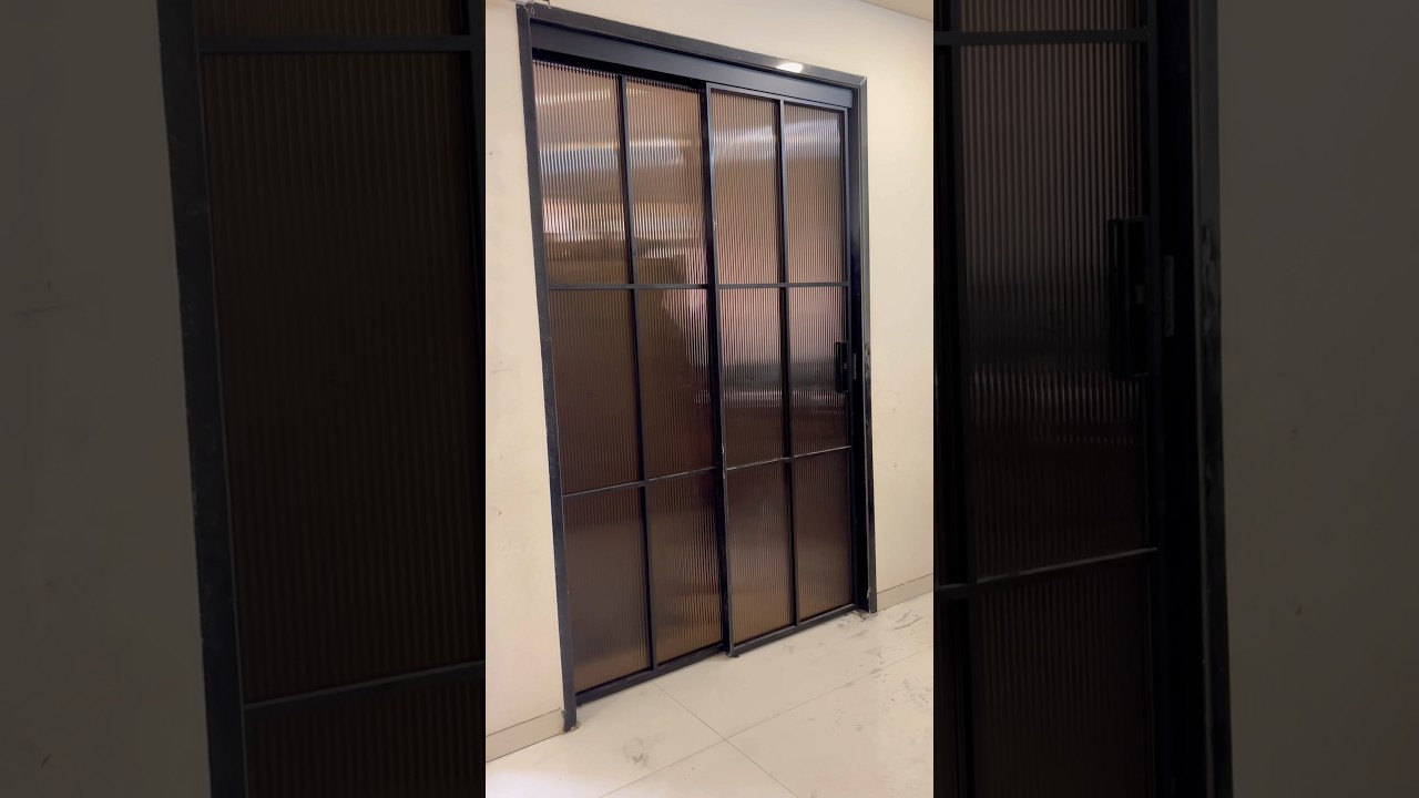 Ager Aapko Fluted Glass Door Design Pasand Aaya Ho To ❤️Comment Zaroor Karein .