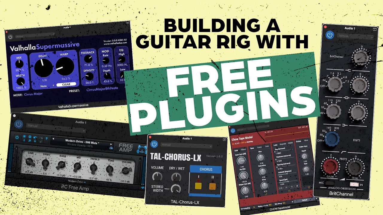 Building a guitar rig with FREE plug ins