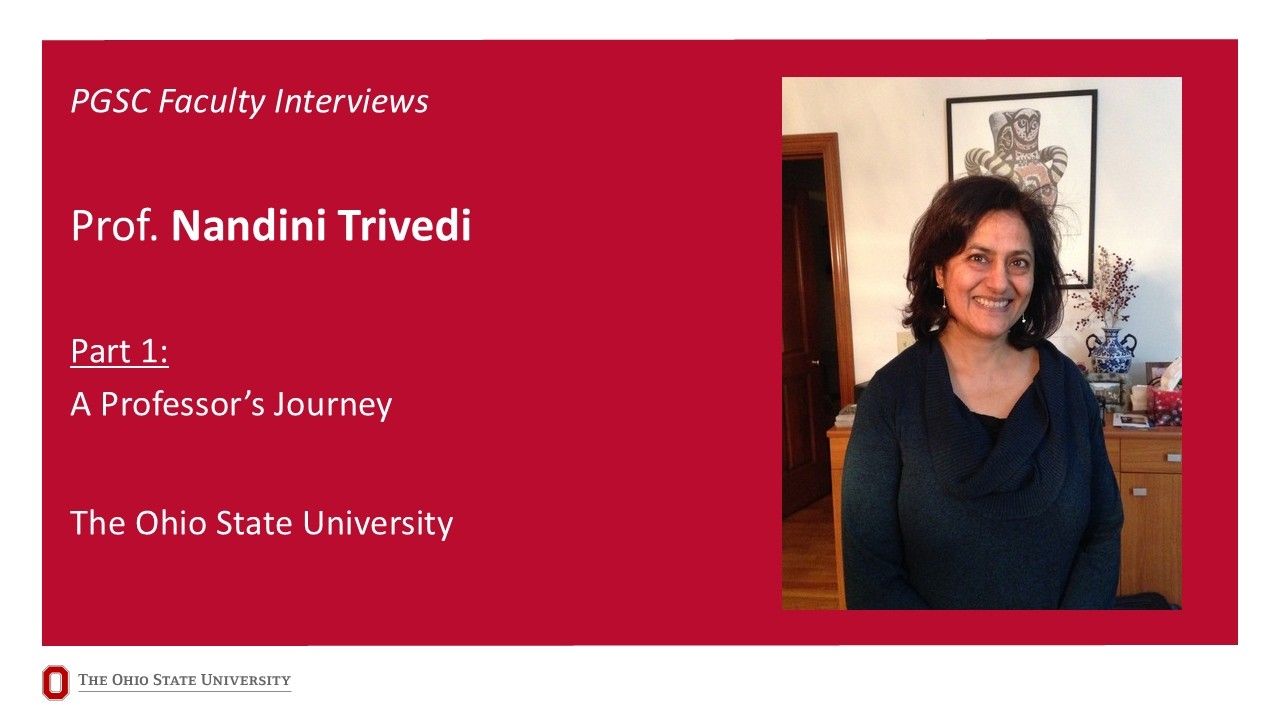 Dr. Nandini Trivedi: A Professor’s Journey | Part 1 | Faculty Interviews