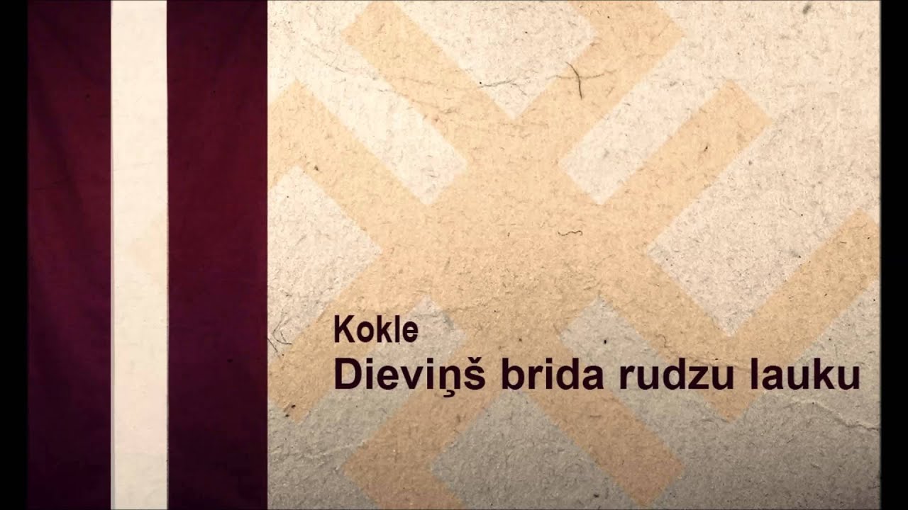Kokle - Dieviņ&scaron; brida rudzu lauku