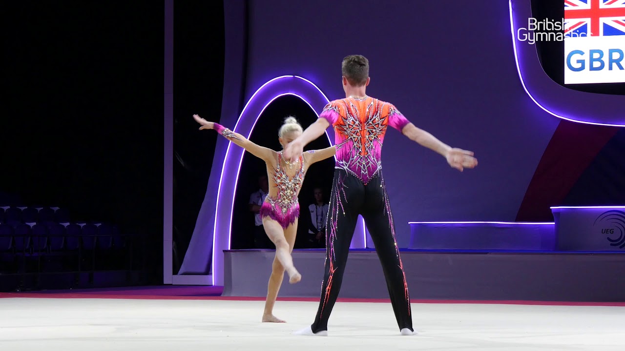 Cowler, Jaggers - Mixed Pair Dynamic Final - 2019 Acrobatic European Championships