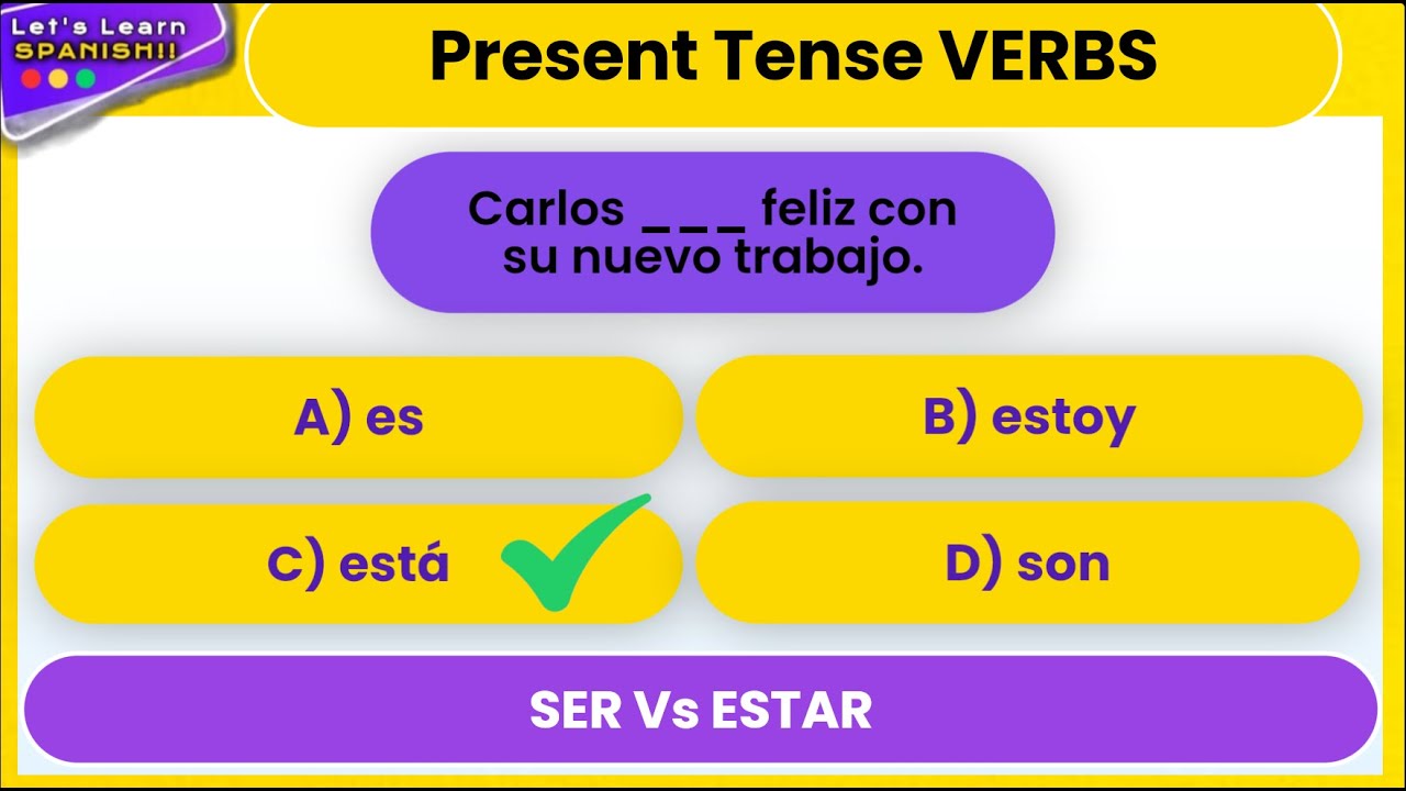 Spanish Quiz: Ser vs Estar – Can You Pick the Right One?