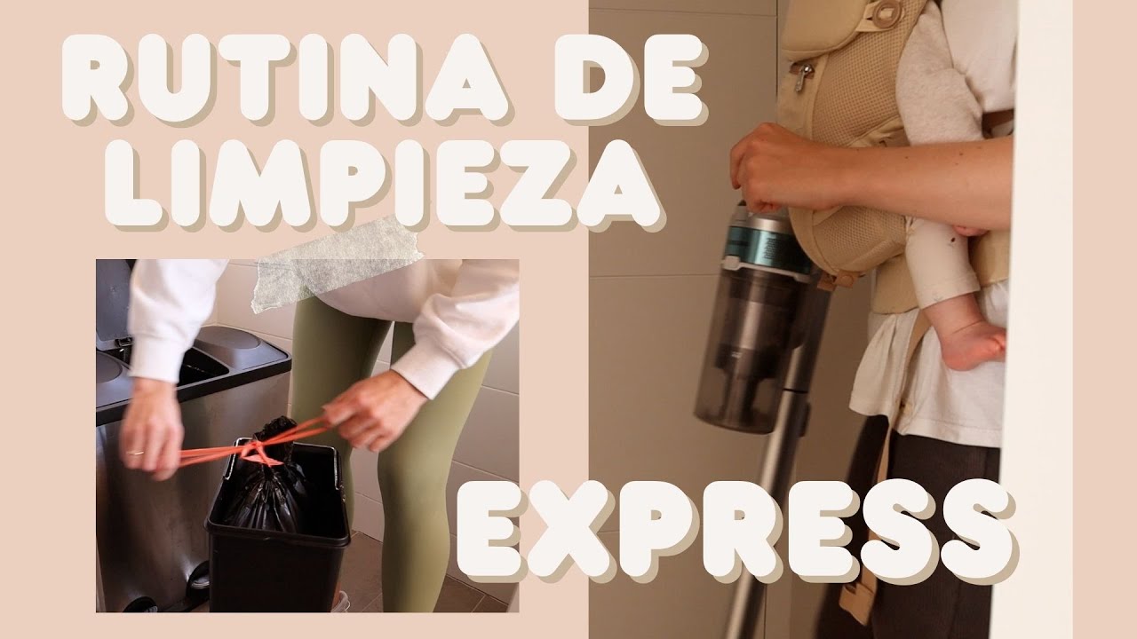 MI RUTINA DE LIMPIEZA EXPRESS | cómo mantengo limpia mi casa con un bebé | LIMPIA CONMIGO🧹🧼