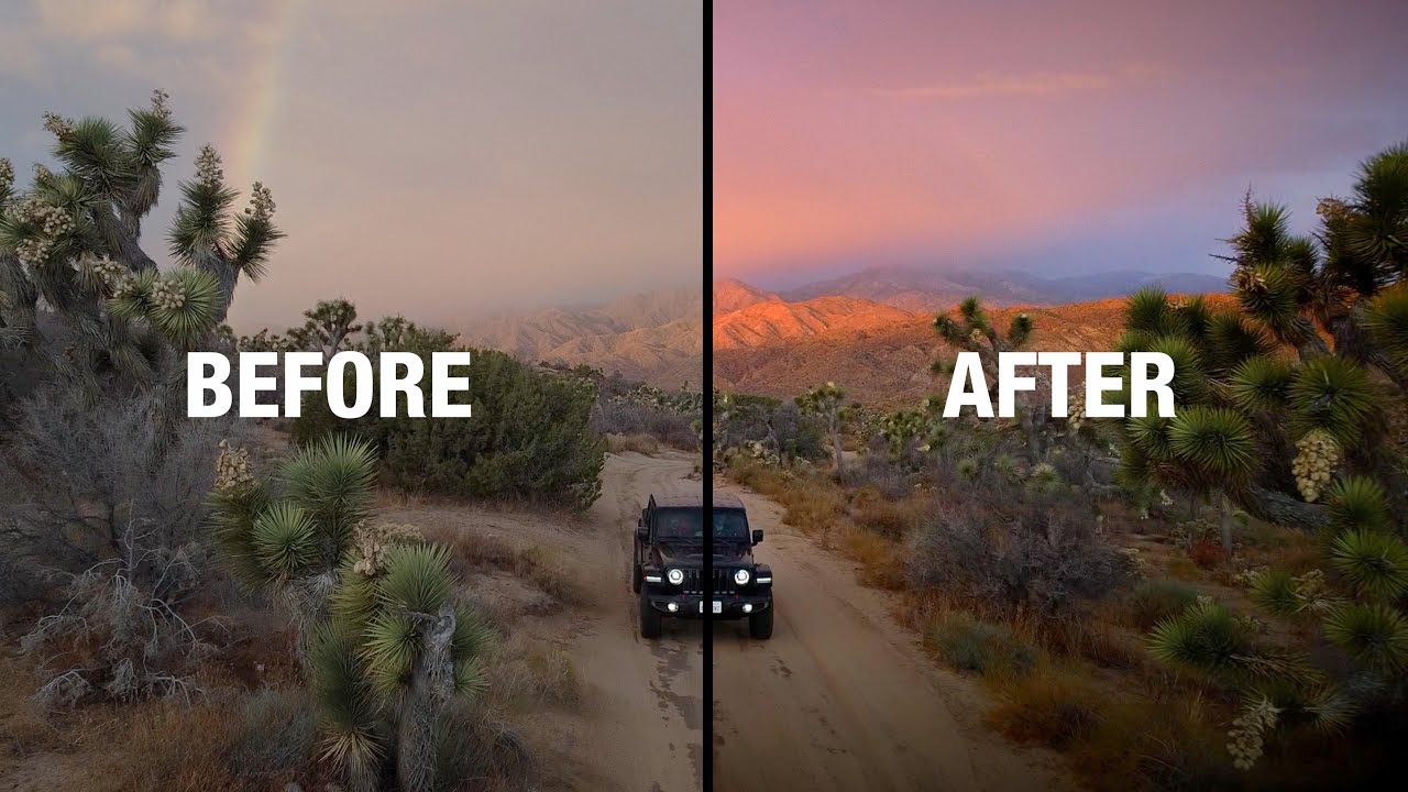 Cinematic Color Grading for DJI Mavic Mini B Roll
