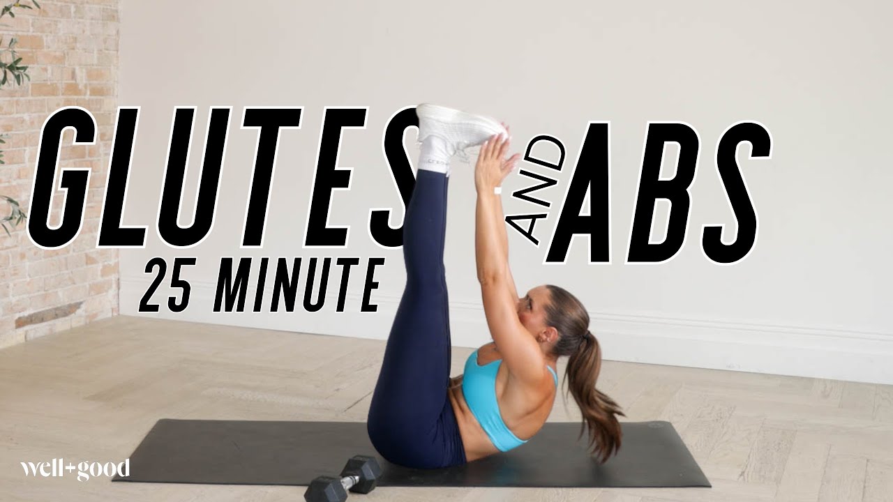 25 Minute Glutes and Abs Workout with Kelsey Wells | Movement of the Month Club | Well+Good