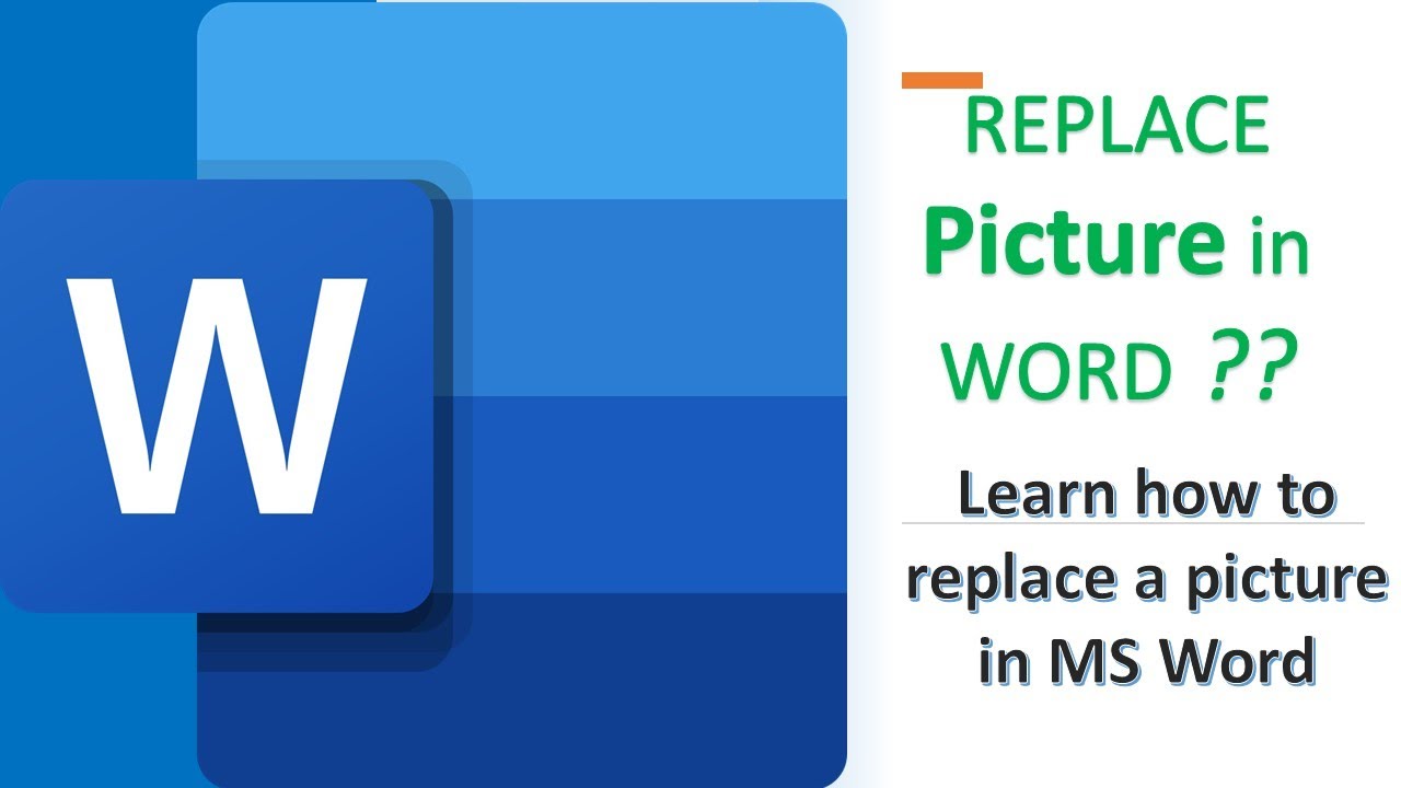 Replace a Picture in MS Word | Change Image/Picture in Word