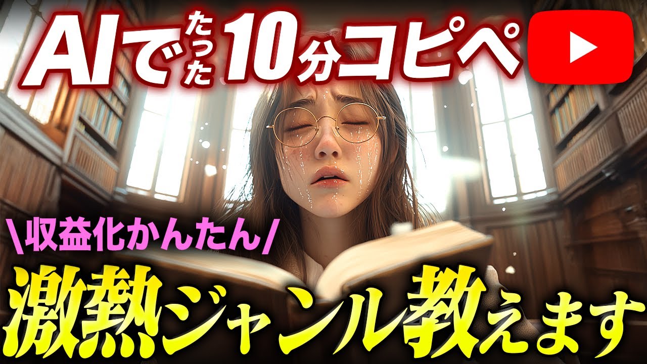 【全部教える】コピペだけで作った「AI&times;朗読系YouTube」で爆稼ぎした方法！【AI副業】【ChatGPT】