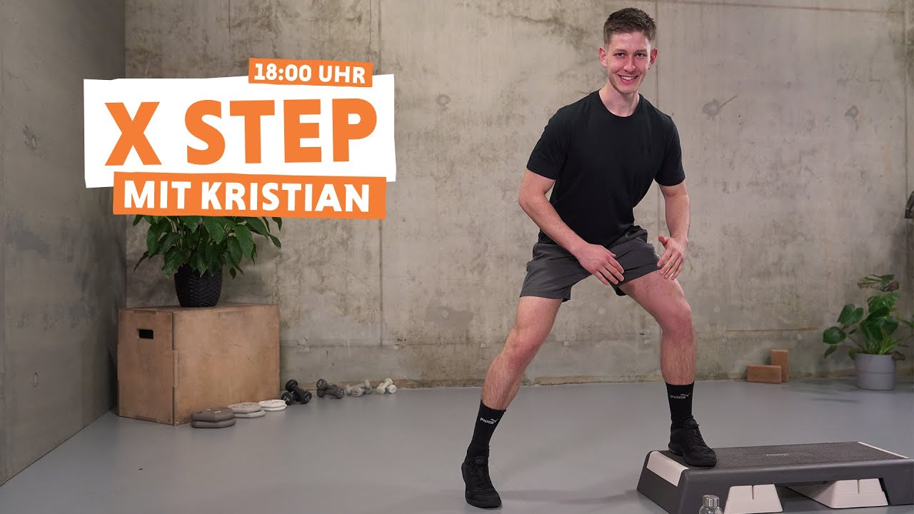 x step mit Kristian | FitX-Kurse für zu Hause | classx at home