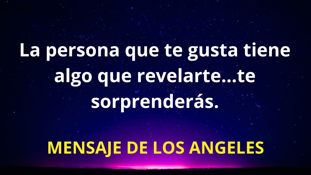 La persona que te gusta tiene algo que revelarte...te sorprenderás.