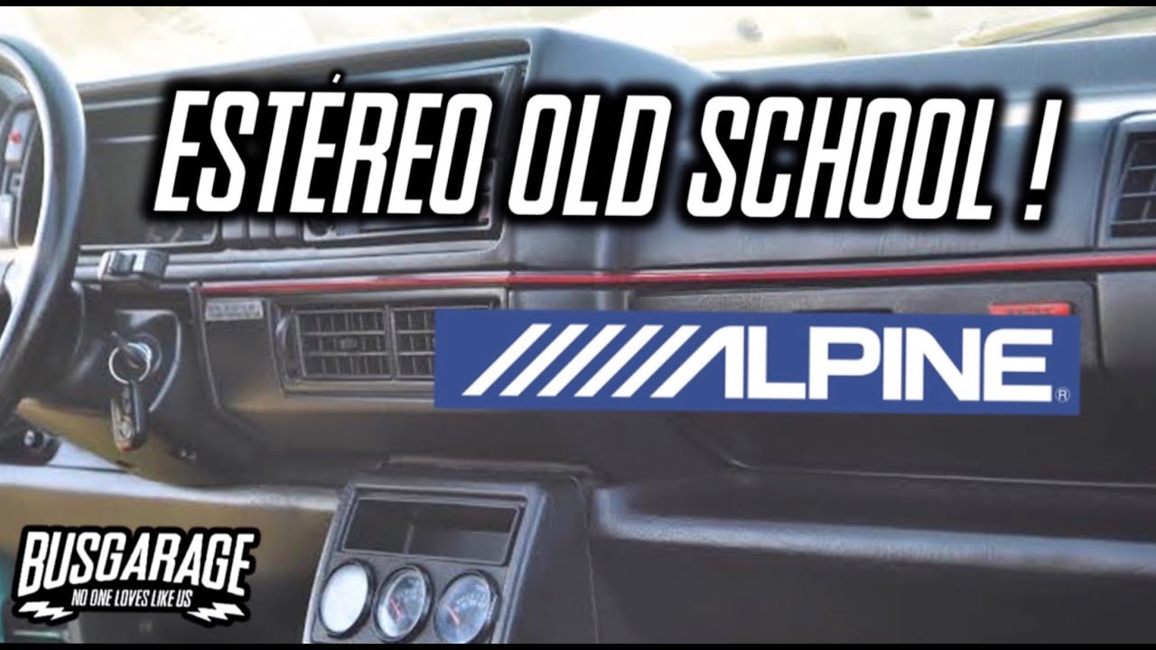 INSTALÉ ESTÉREO OLD SCHOOL ALPINE A MI GTI MK2 🎲 ¿ VALIÓ LA PENA? | ALEX BUSGARAGE #CARISTA