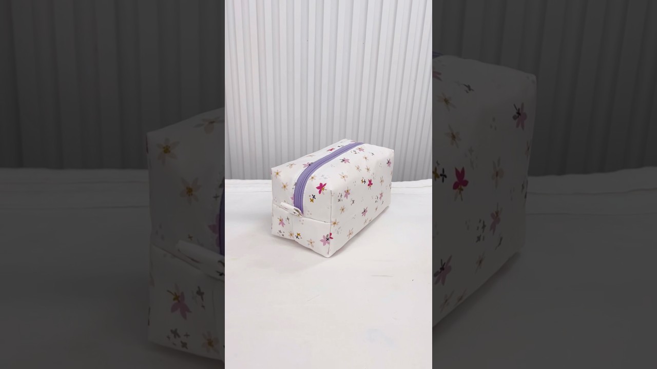 바이어스 없이 사각 파우치 만들기 💗 Square pouch #handmade #sewing #핸드메이드 #파우치만들기 #파우치 #파우치추천 #가방만들기 #재봉틀배우기
