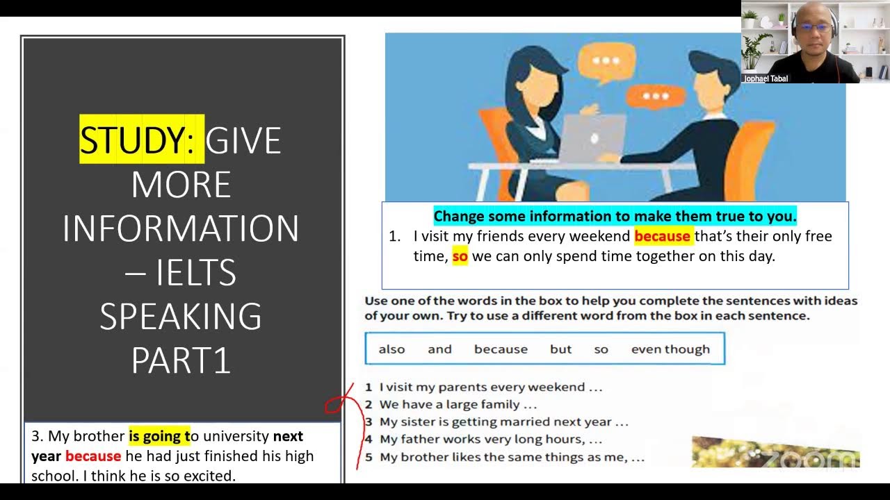 IELTS CUSTOMIZED CLASS - IELTS BAND 5.5 - LESSON 29 - SPEAKING
