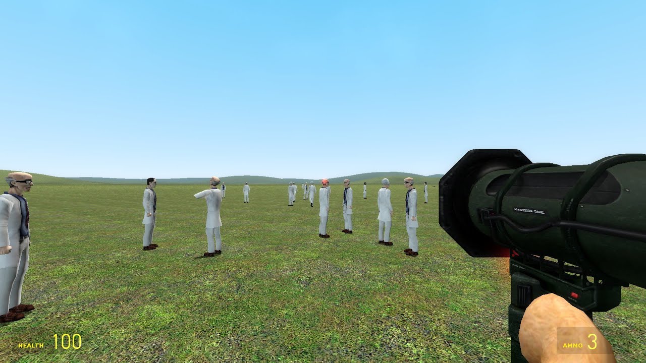 One hour of silence occasionally broken up by Half-Life scientists screaming