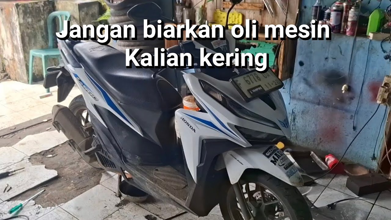 Cara ganti oli mesin vario