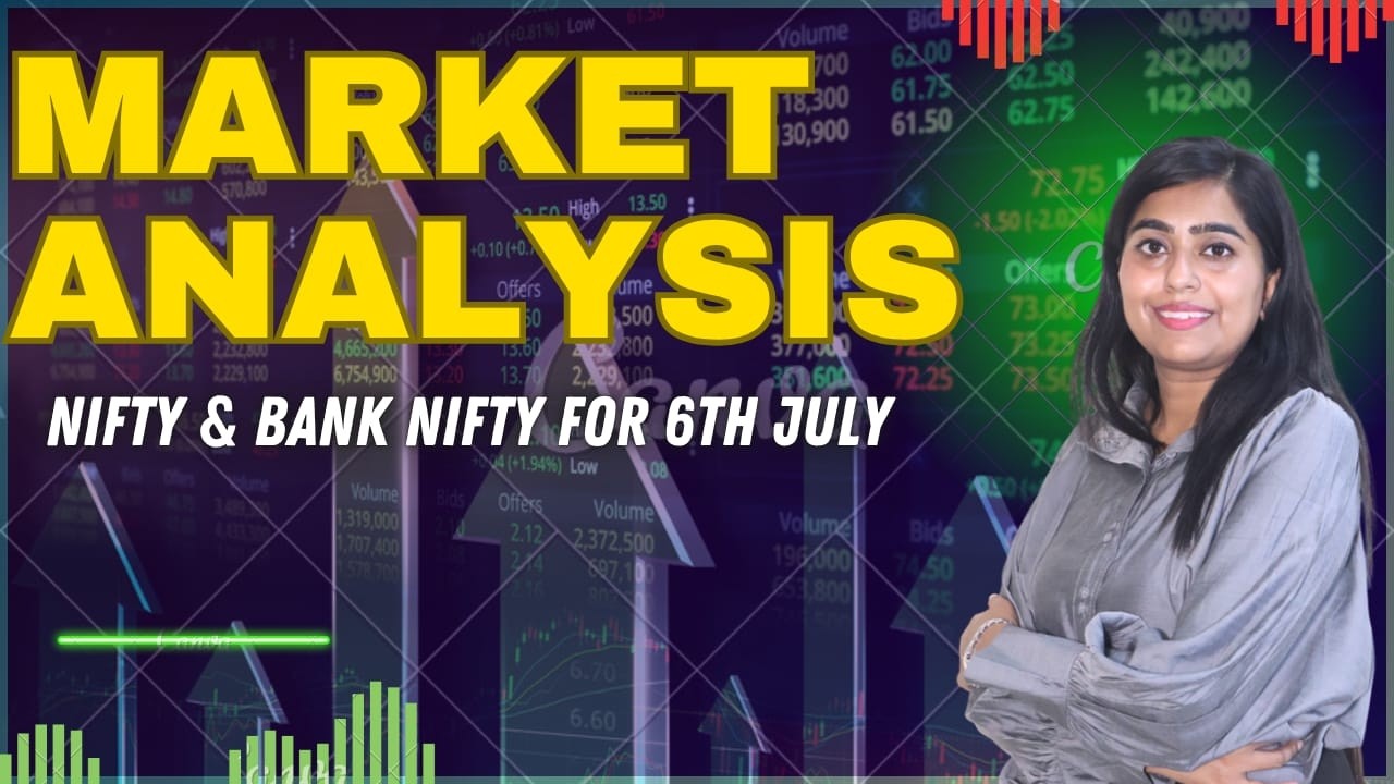 Nifty & Bank Nifty: Key Levels for 6 July 2026 | Monday Market Analysis