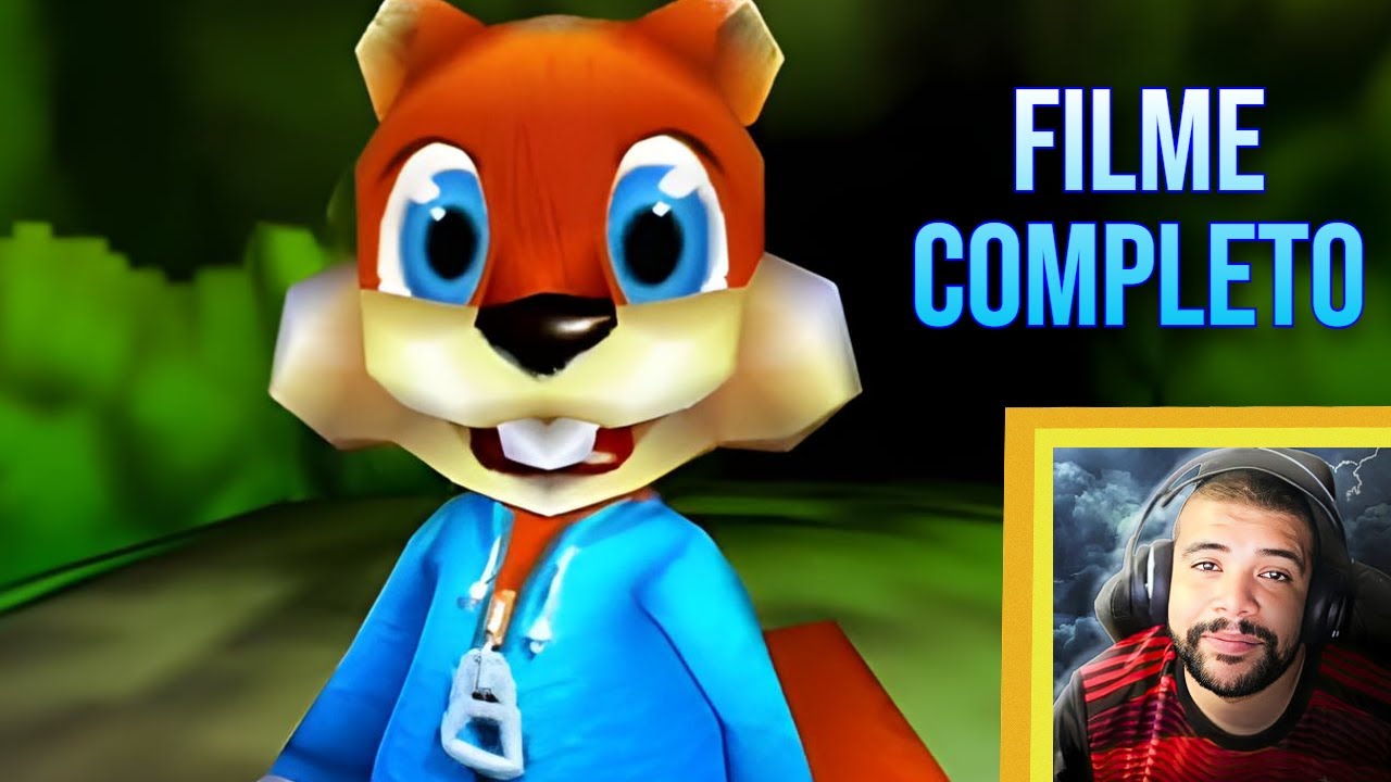 Luan Gameplay Dublando Conker's Bad Fur Day - jogo do esquilo (FILME COMPLETO)