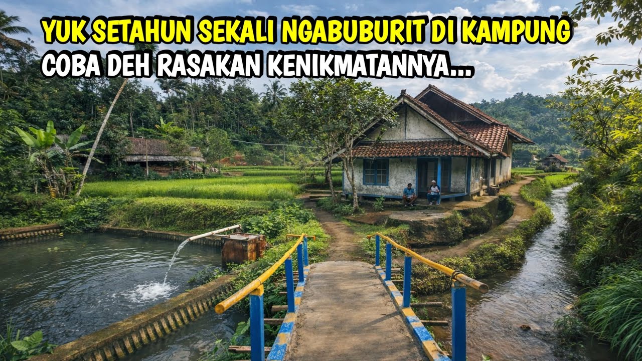 Asli Lebih Enak Dari Kota , Suasana Ngabuburit Di Pedesaan Indah Jawa Barat