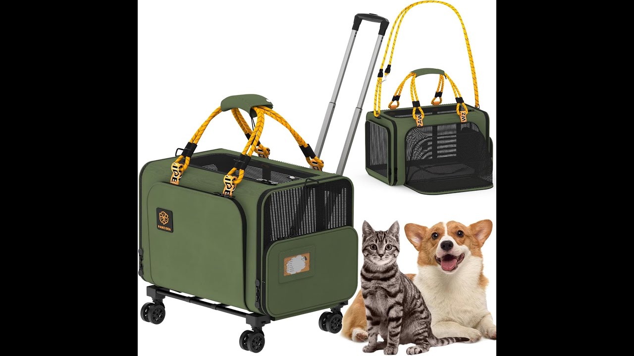 PAWZIDEA Expandable Pet Carrier Review &ndash; Spacious Travel Bag for 2 Cats!