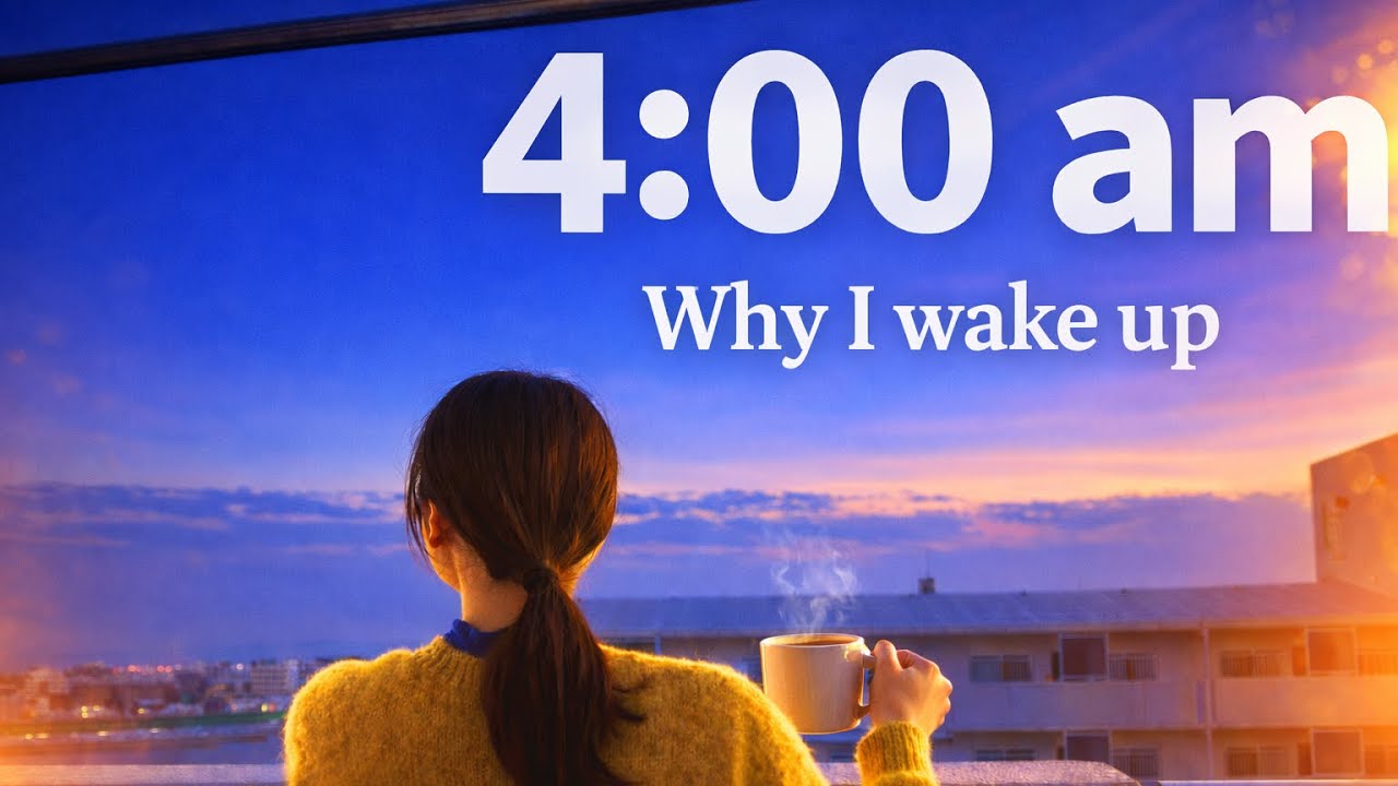Why I Needs This 4AM Routine 🇯🇵| My Quiet Morning Routine