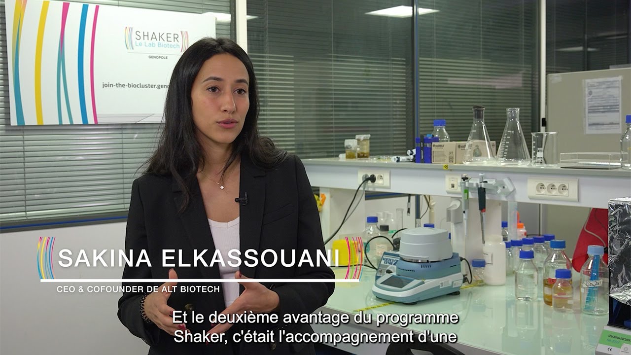 Shaker :  Sakina Elkassouani - CEO & co-fondatrice d'Alt Biotech parle de son parcours