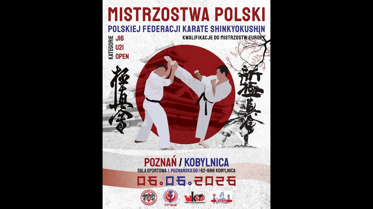 MISTRZOSTWA POLSKI  PFKS TURNIEJ KWALIFIKACYJNY DO MISTRZOSTW EUROPY  J16, U21, SENIOR&Oacute;W OPEN. PUCHA