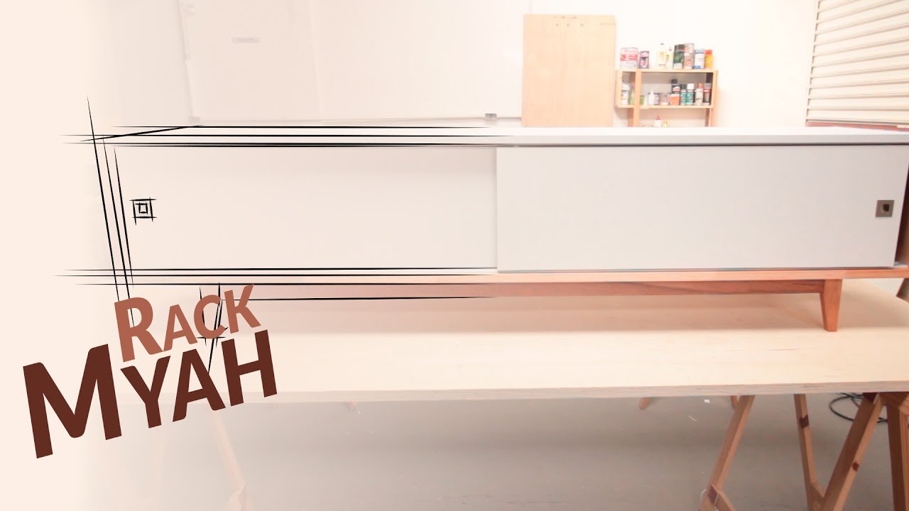 COMO FAZER UM RACK PARA TV | TRANSFORMAÇÃO DA SALA PEQUENA EP02