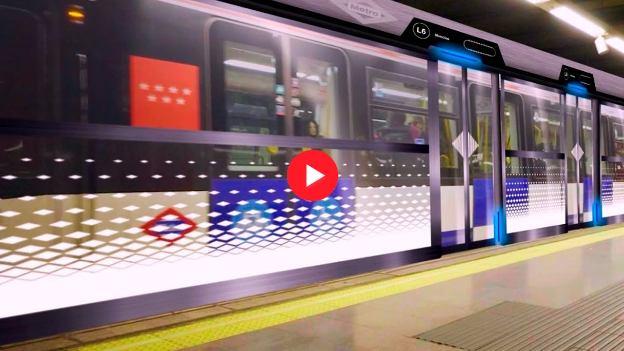 La nueva Línea 6 de Metro de Madrid: Mamparas transparentes, trenes sin conductor...
