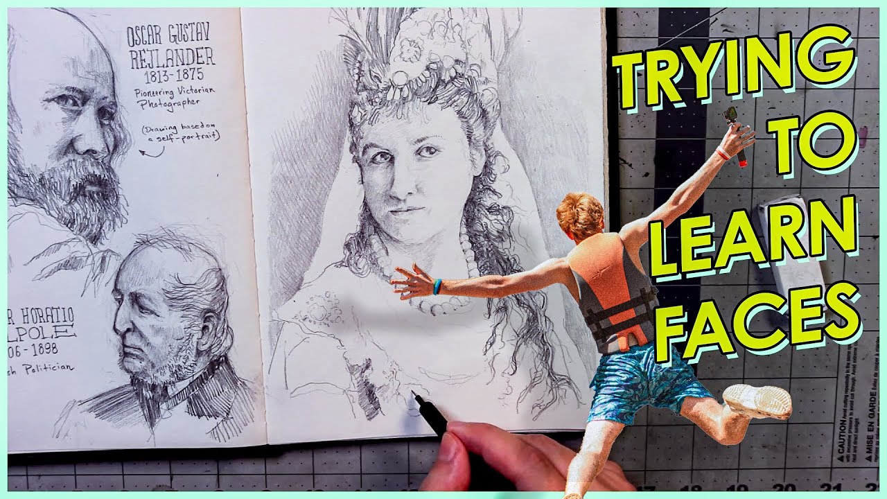 Learning Face Drawing in my Sketchbook!