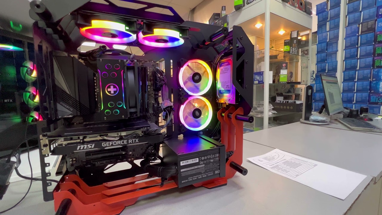 ПК на гибридном процессоре Intel Core i5 12600KF в корпусе Cougar Blazer, z690, 32Gb, RTX 2060 6Gb