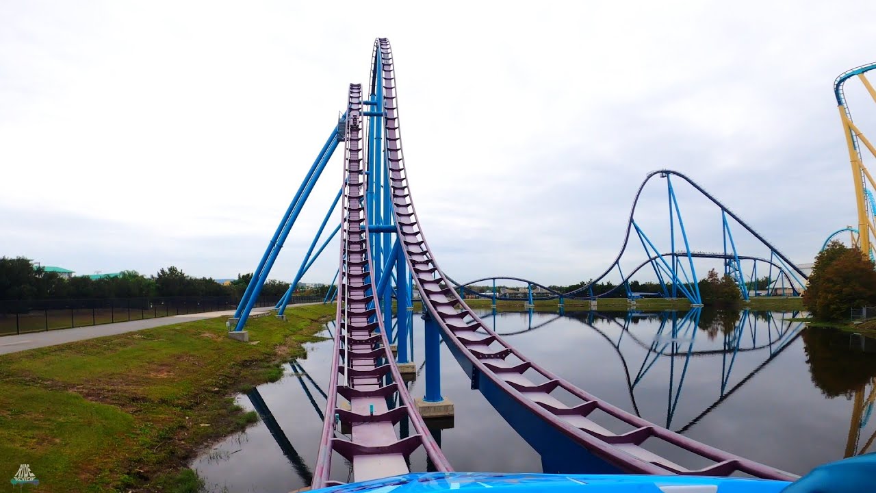 Mako - POV - SeaWorld Orlando - B&M (Bolliger & Mabillard) - Hyper Coaster - COMPLETE FOOTAGE