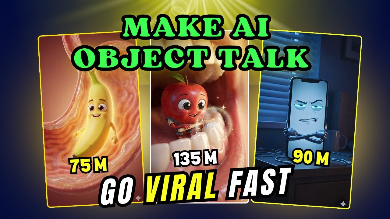 Make Viral AI Object Talking Videos That Get Millions of Views