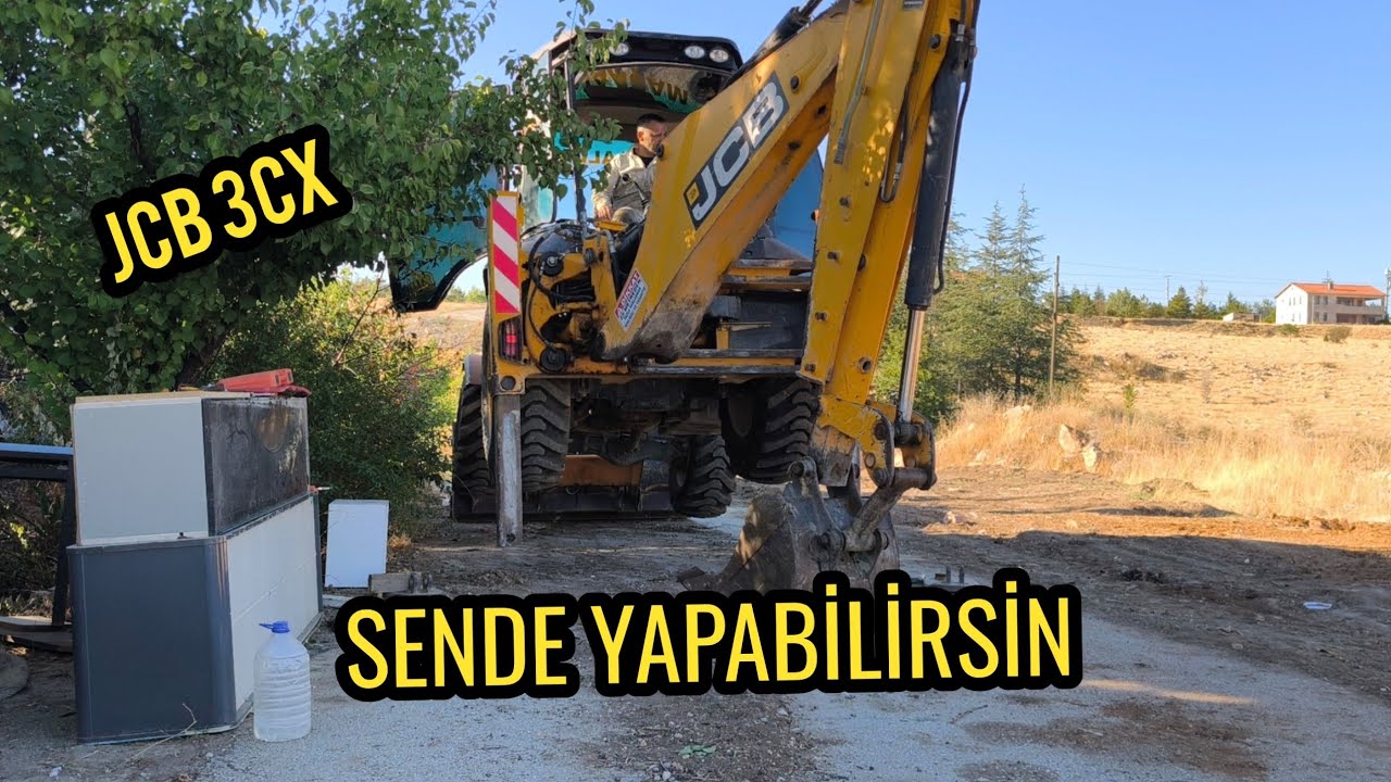 JCB 3CX AYAK İÇ KOVAN VE FİBER DEĞİŞİMİ (JCB STABILIZER REPLACE)