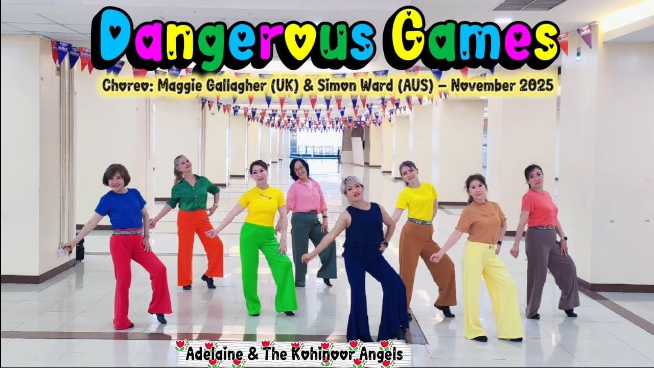 Dangerous Games - Line Dance - Choreo:Maggie Gallagher (UK) & Simon Ward (AUS) - November 2025