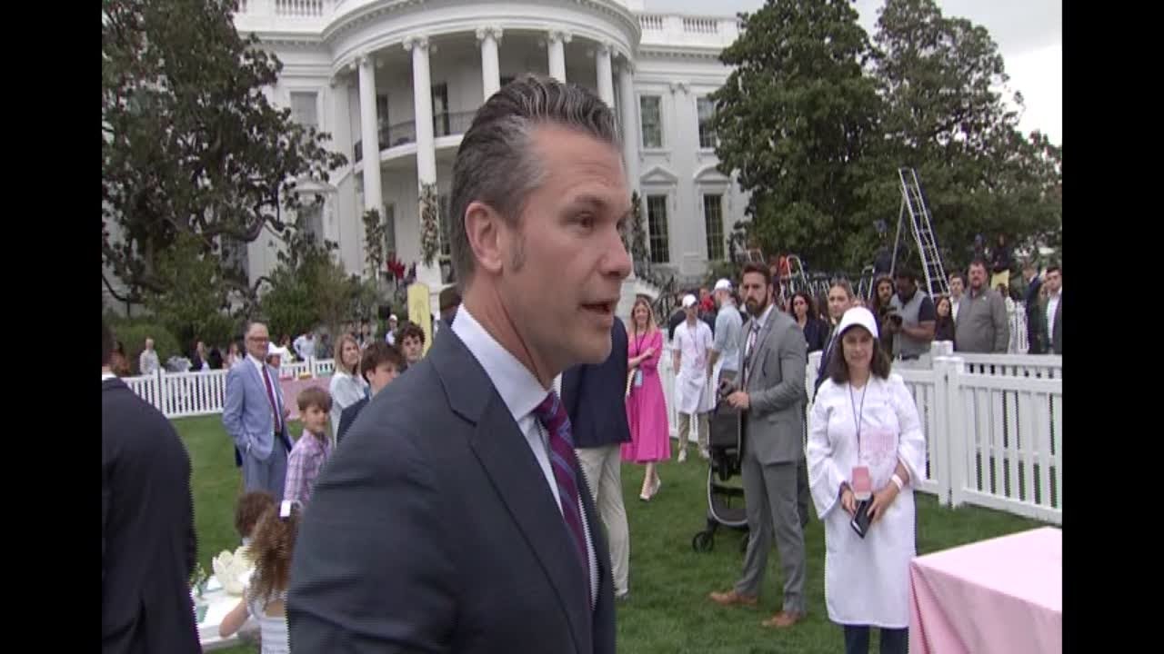 RAW: Defense Secretary Pete Hegseth dodges questions about latest intel leak scandal