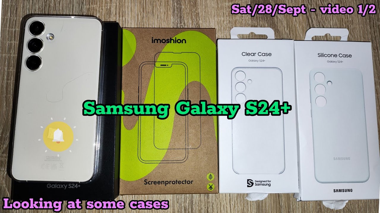 Samsung Galaxy S24+ case saga. Stupid me, used case?! chit chat and screen protector. Amateur