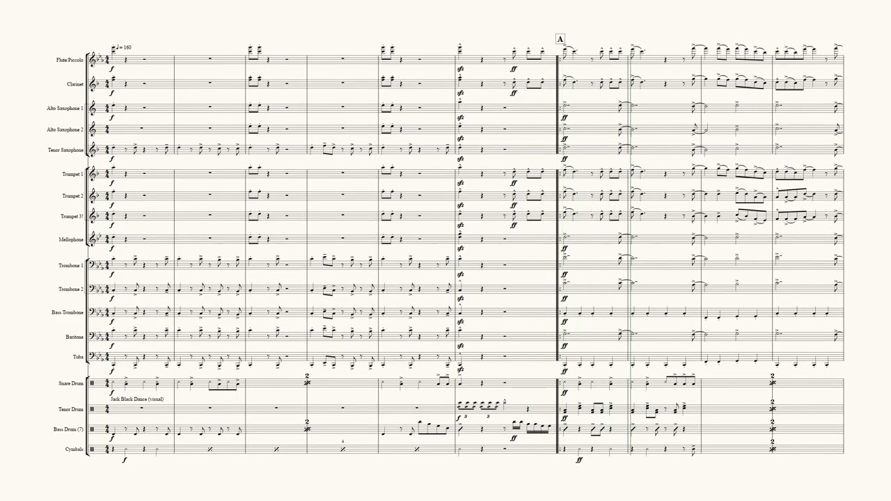 Steve's Lava Chicken (A Minecraft Movie) - Marching Band Arrangement