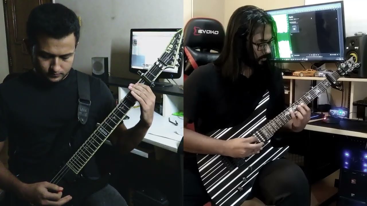 Drowned and Torn Asunder-Trivium Dual guitar cover