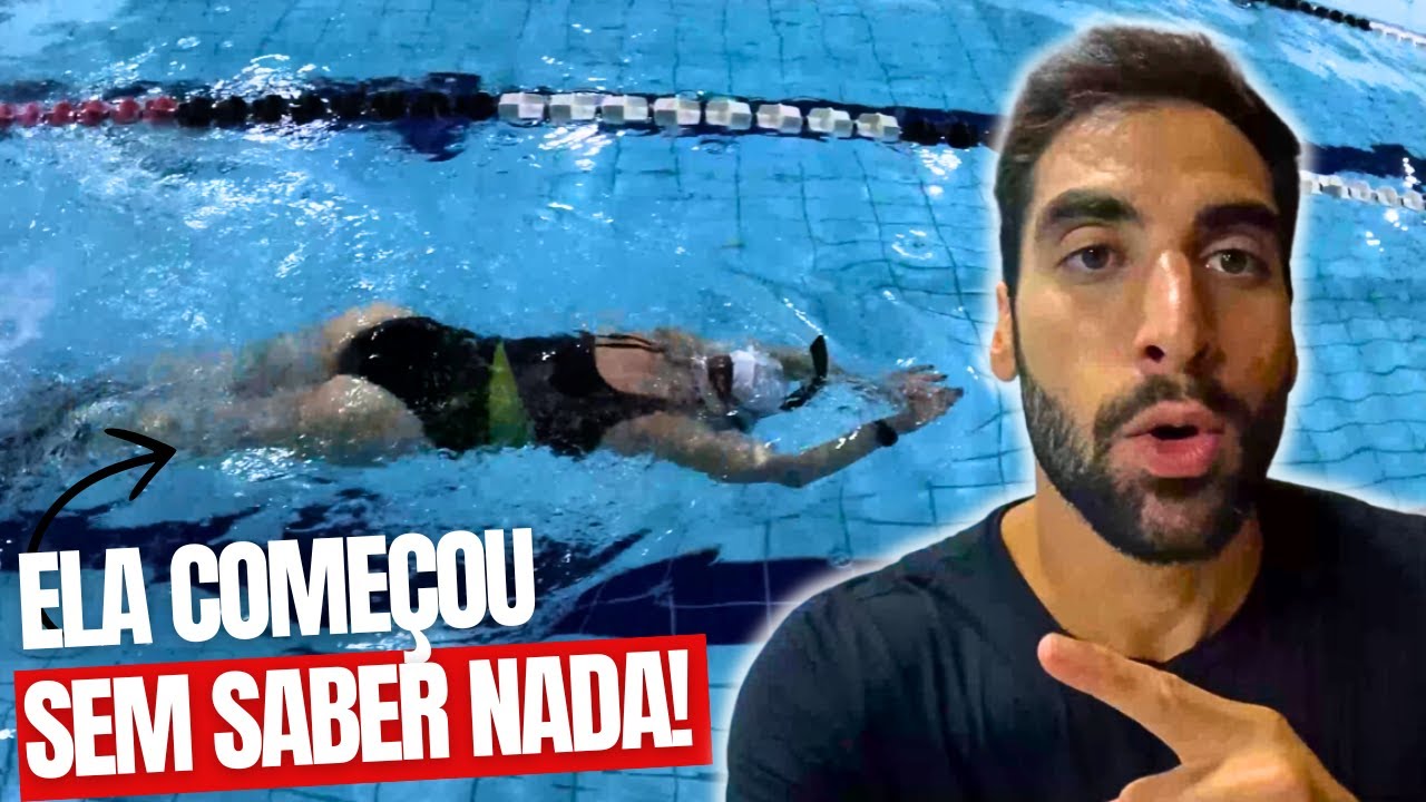 ENSINANDO OS 4 NADOS DO ZERO (aluna nao sabia nadar)