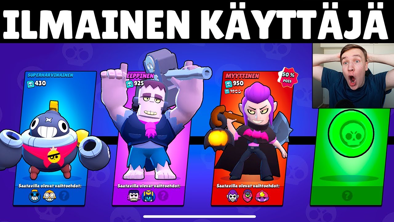 Sain 7 BRAWLERIA Uudella Käyttäjällä! (Brawl Stars)