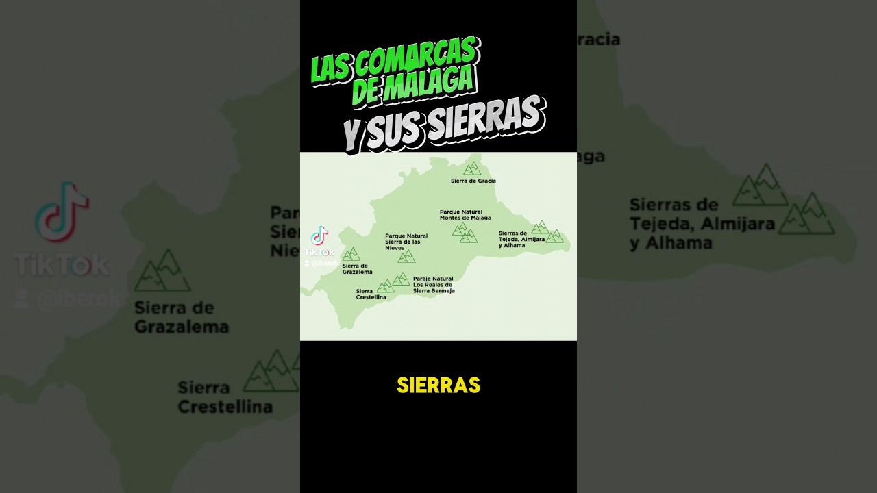 ¿SABES CUÁNTAS COMARCAS Y SIERRAS 🪚 ⛰️ HAY EN MÁLAGA? COSAS DE MÁLAGA 38/365