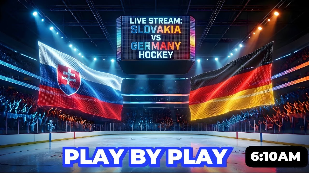 LIVE: Germany vs Slovakia | Draisaitl & Stützle vs Slafkovský | 2026 Olympic Quarter-Final