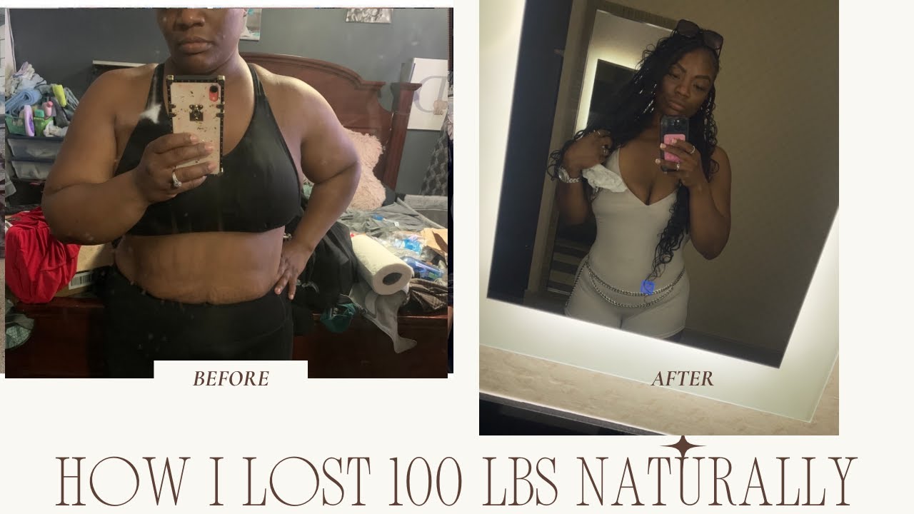 Losing 100 lbs Naturally In A Year😳👌🏾