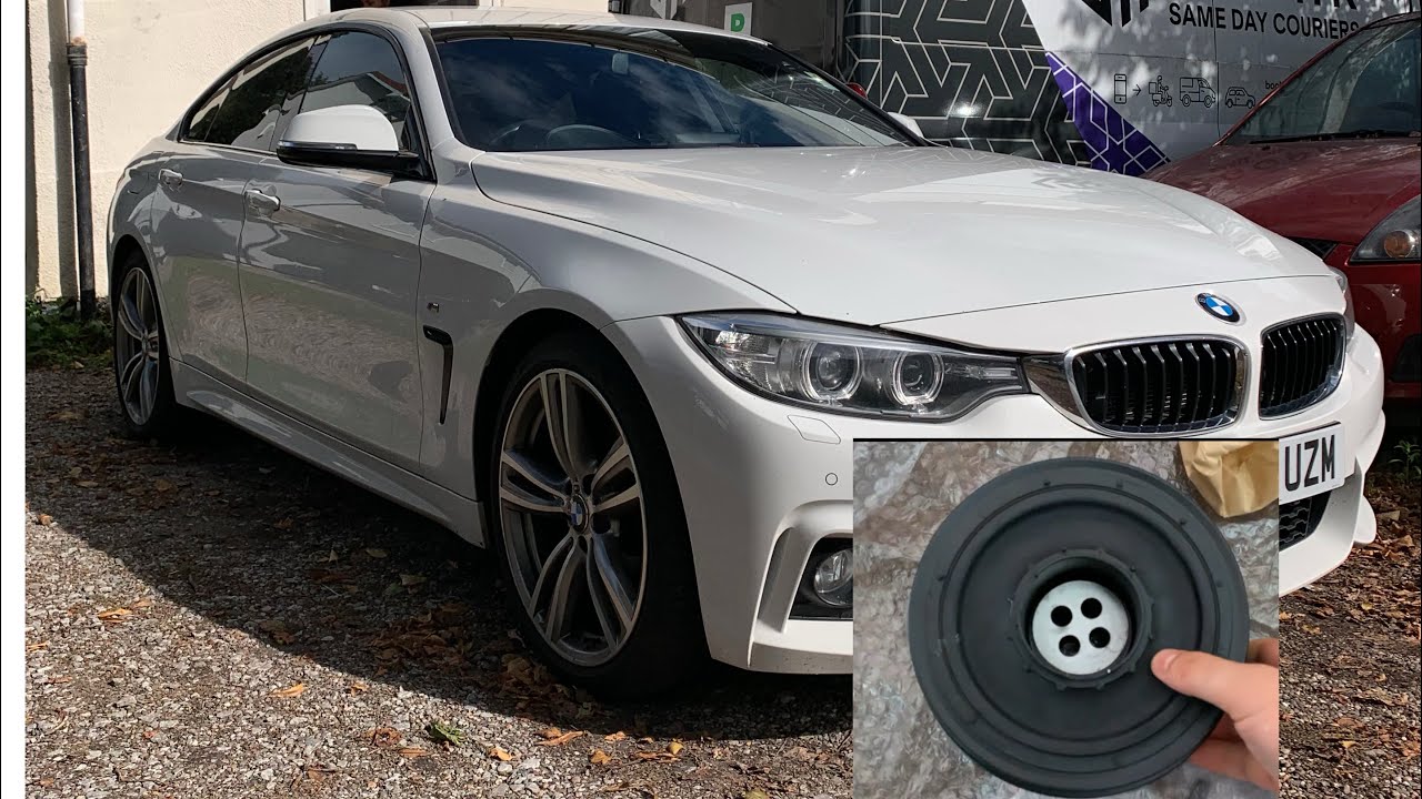 How to replace crankshaft pulley ( without special locking tool / bmw N47