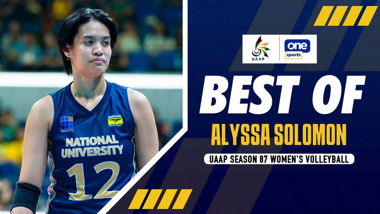 BEST OF ALYSSA SOLOMON | UAAP SEASON 87 WOMEN’S VOLLEYBALL
