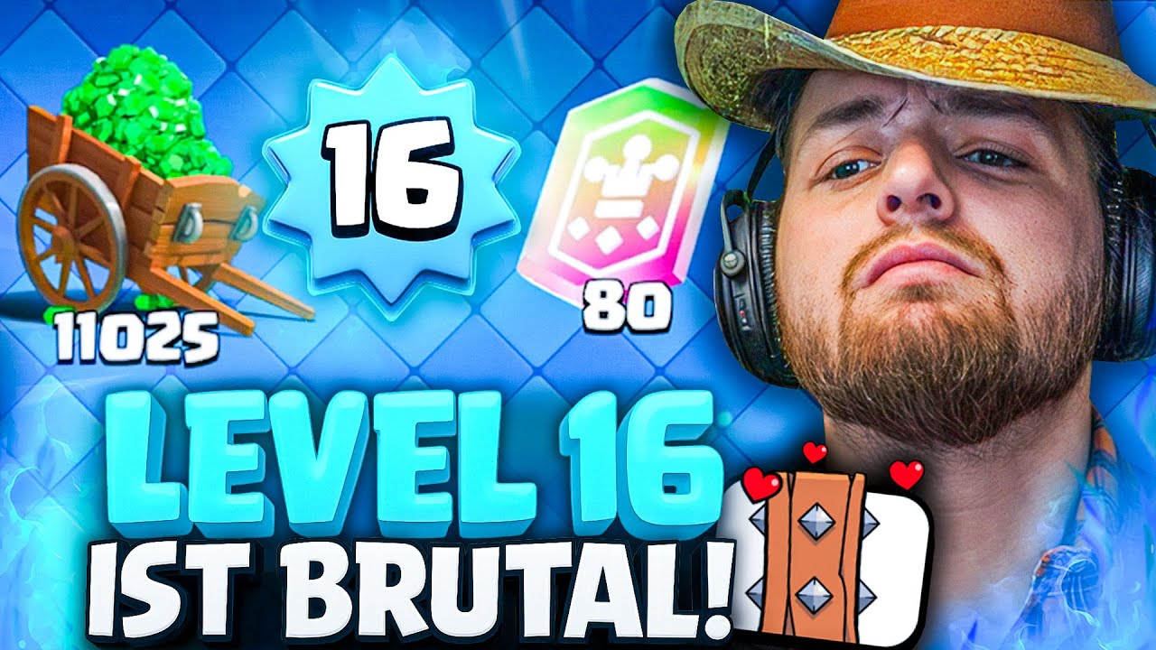 😍🔥LEVEL 16 UPDATE auf F2Pass & P2WIN Account! - Clash Royale ist ein TRAUM!