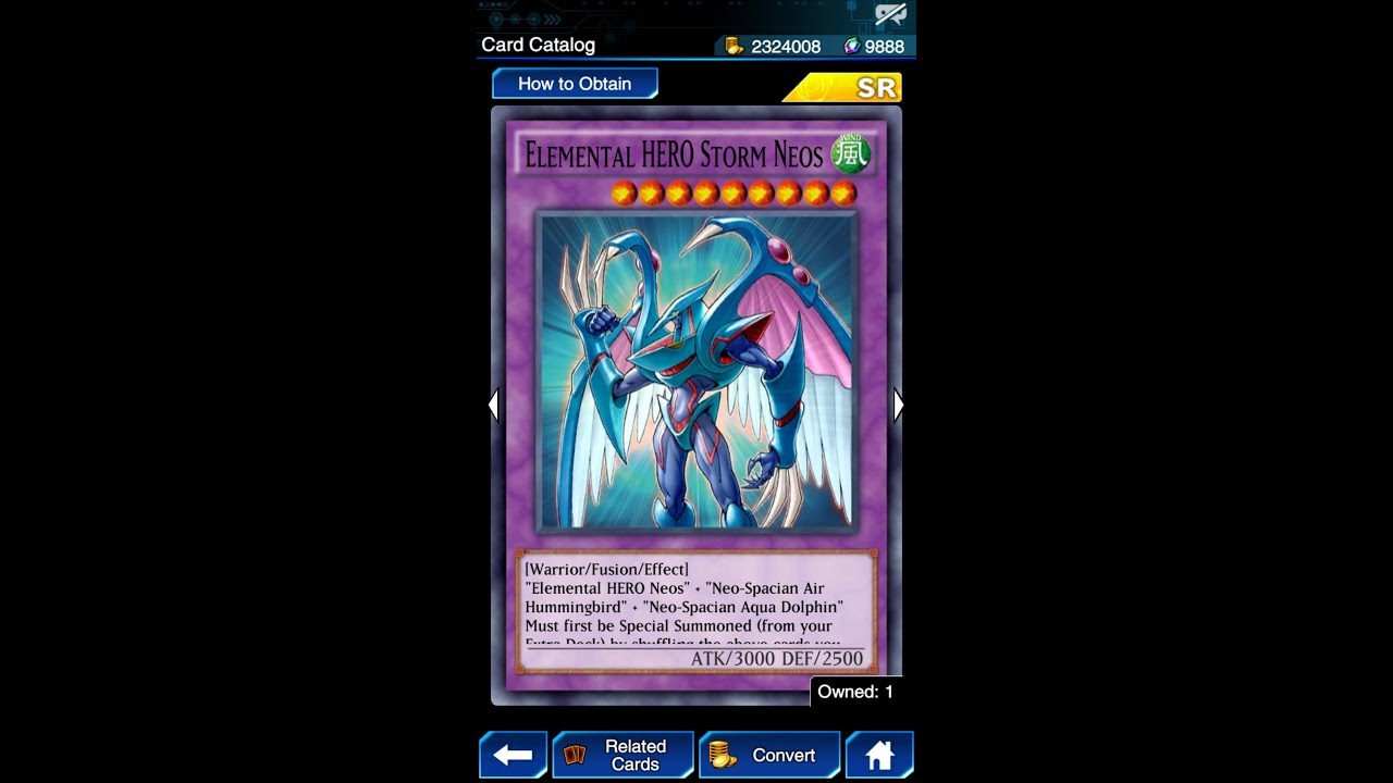 Yugioh Duel Links - The Destiny Heroes Vs Neo-Spacian : Elemental HERO Storm Neos