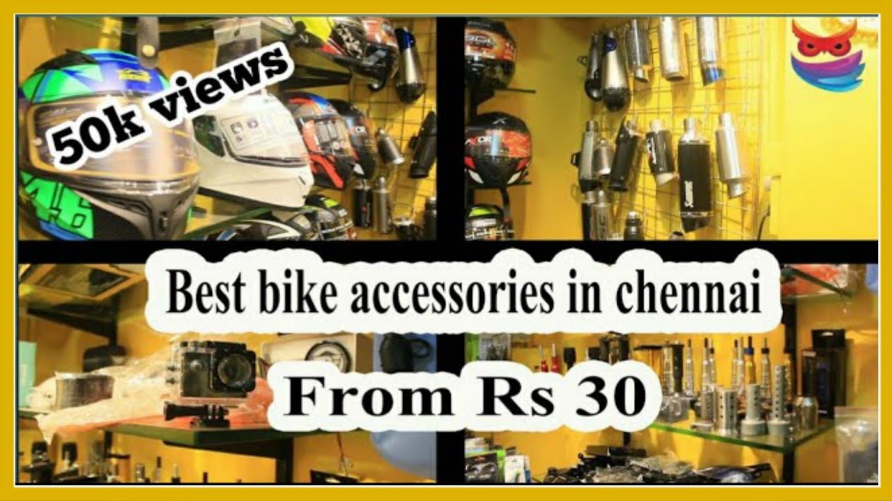 BEST BIKE ACCESSORIES IN CHENNAI || Tamil Vlog ||CHENNAI BIKERS || EverythinG is Unick