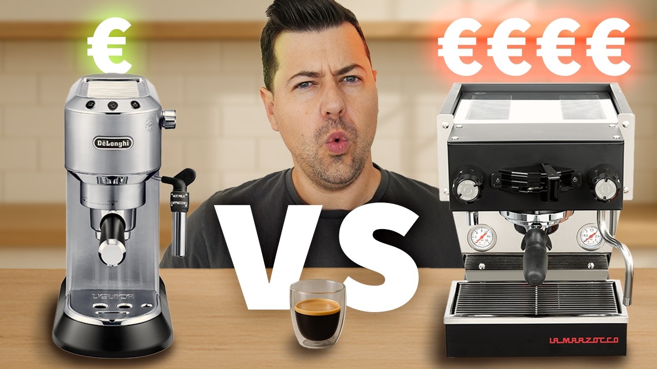 130&euro; Einsteiger- vs. 4.500&euro; Luxus-Espressomaschine!