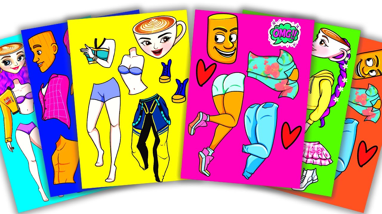 BRAINROT TUNG TUNG TUNG SAHUR Love BALLERINA CAPPUCCINA| Sticker Book DIY